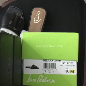 Sam Edelman Black Leather Sandals